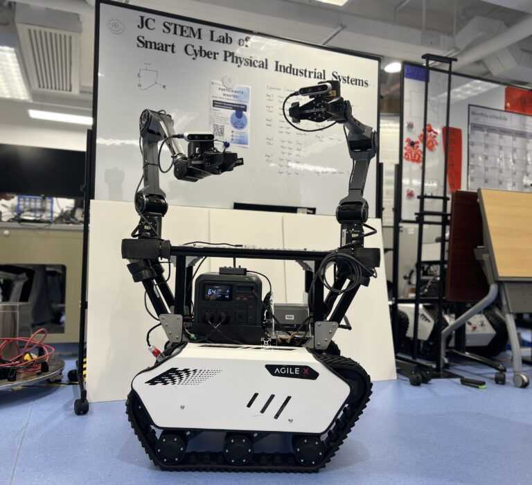 Automated vehicle with robotic arm