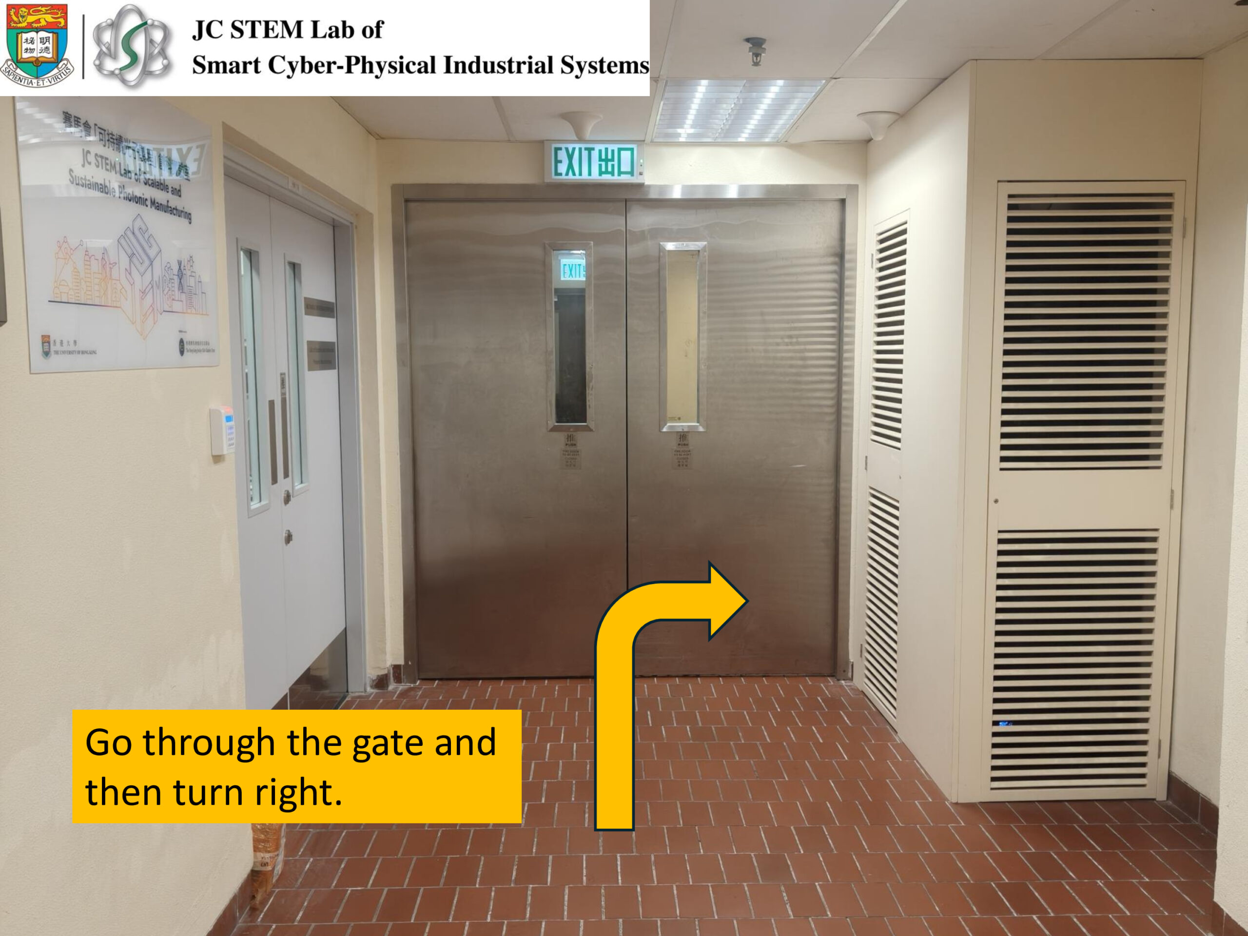 Route guide step 10